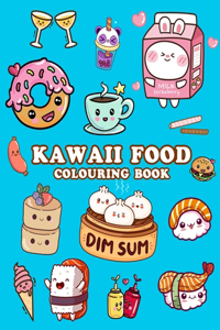 Kawaii Food Colouring Book