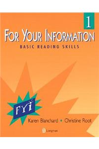 For Your Information 1 with Longman Dictionary of American English CD-ROM