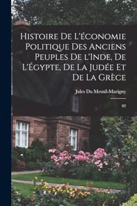 Histoire de l'économie politique des anciens peuples de l'Inde, de l'Égypte, de la Judée et de la Grèce