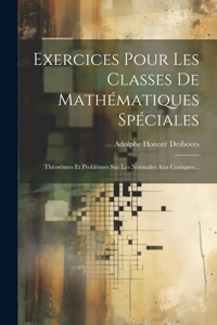 Exercices Pour Les Classes De Mathématiques Spéciales