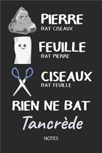 Rien ne bat Tancrède - Notes