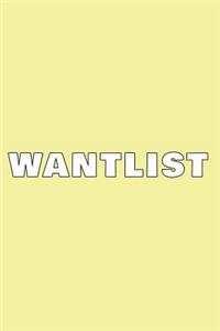 Wantlist