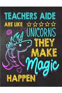 Teachers Aide are like Unicorns They make Magic Happen