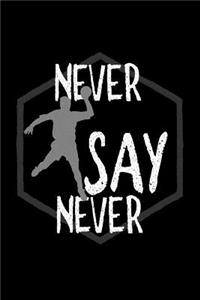 Never say never