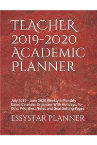 TEACHER 2019-2020 Academic Planner