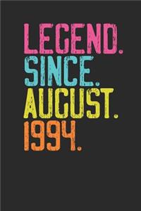 Legend Since August 1994