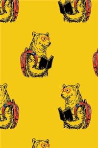 Bear Goes To School 12 Month Academic Journal For Students, Teachers & Parents