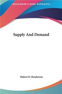 Supply And Demand