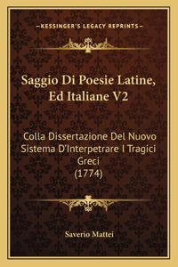 Saggio Di Poesie Latine, Ed Italiane V2
