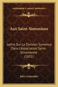 Aux Saint-Simoniens
