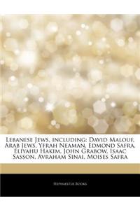 Articles on Lebanese Jews, Including