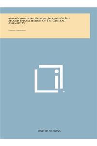 Main Committees, Official Records of the Second Special Session of the General Assembly, V2