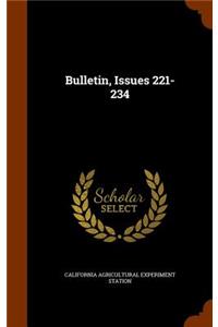 Bulletin, Issues 221-234