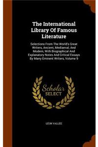 The International Library of Famous Literature