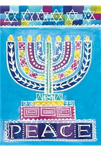 Bright Menorah Notecards [With 16 Envelopes]