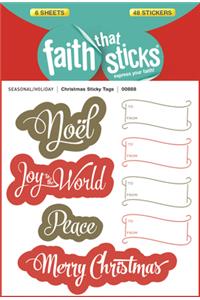 Christmas Sticky Tags