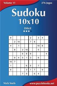 Sudoku 10x10 - Difícil - Volume 11 - 276 Jogos