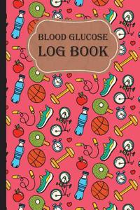 Blood Glucose Log Book: Diabetic Log Book 6 X 9 Inches Portable - Food Diary Journal, Blood Sugar Log, Daily Sugar Log, for 50 Days with 104 P