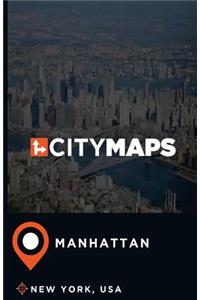 City Maps Manhattan New York, USA