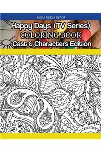 Happy Days (TV Series) Coloring Book Cast & Characters Edition