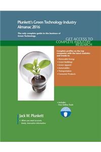 Plunkett's Green Technology Industry Almanac 2016
