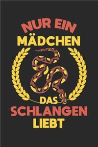 Nur ein Mädchen das Schlangen liebt