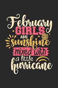 February girls are sunshine mixed with a little hurricane
