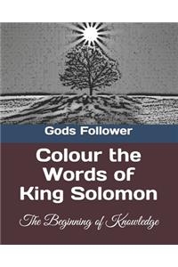 Colour the Words of King Solomon