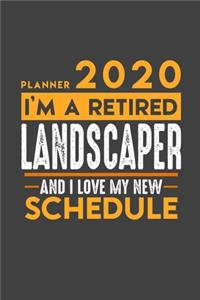 Planner 2020 for retired LANDSCAPER