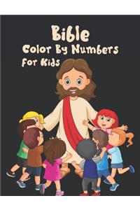 Bible Color By Numbers For Kids