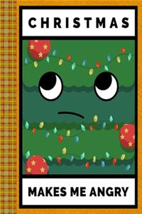 Christmas Tree Makes Me Angry Funny Character