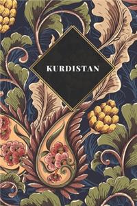 Kurdistan: Carnet de voyage ligné ou carnet de voyage ligné - Journal de voyage pour hommes et femmes avec lignes