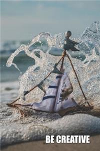 Be Creative Sailboat on Sea