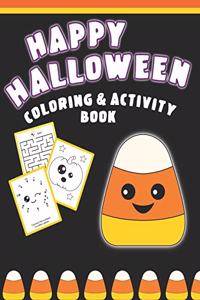 Happy Halloween Coloring And Activity Book