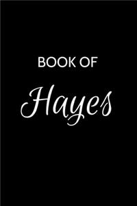 Hayes Journal Notebook