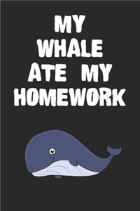 My Whale Ate My Homework Notebook