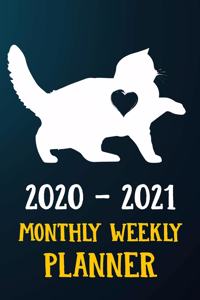2020 2021 Monthly Weekly Planner