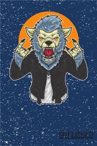 Wolf Notizbuch