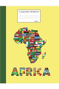 Africa Composition Notebook
