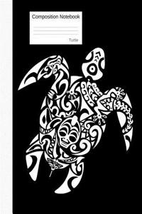 Composition Notebook Turtle
