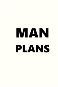 2019 Daily Planner For Men Man Plans Black Font White Design 384 Pages