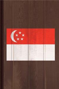 Singapore Flag Journal Notebook