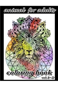 Animal for Adults Coloring Book