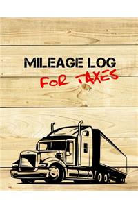 Mileage Log For Taxes