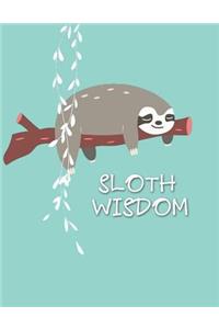 Sloth Wisdom Notebooks