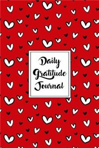 Gratitude Journal Scribbly Hearts Pattern 14