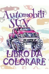 Automobili suv Libro da Colorare