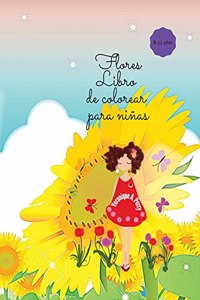 Flores Libro de colorear para niñas