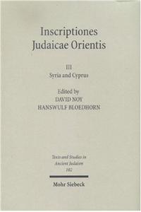 Inscriptiones Judaicae Orientis