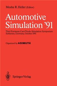 Automotive Simulation '91